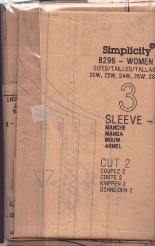 Simplicity D0629 ~ Misses & Women's Dress Top or Tunic W/Length Variations 20-28 - Picture 4 of 4