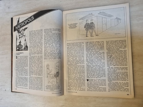 Punch Magazine 26th March 1980 British Humour Cartoons Satire - Picture 5 of 14