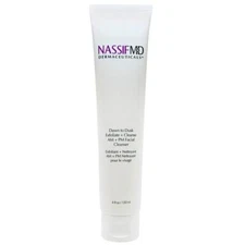 NassifMD Dawn to Dusk Foaming Facial Vegan Cleanser Face Wash for Women 4 oz