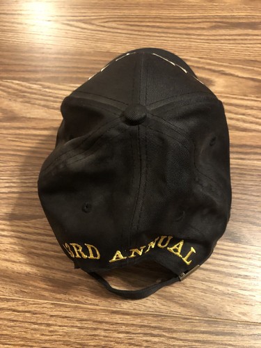VTG Distress Wrangler National Finals Rodeo Las Vegas Hat Cap Strapback Black - Picture 6 of 15