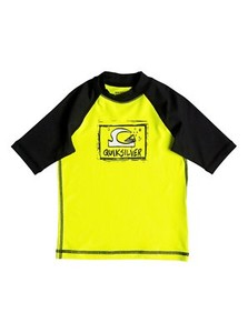 Quiksilver Boys Bubble Dream Short Sleeve Upf 50 Rash Vest Short Sleeve Upf 50 Rashguard Black 4