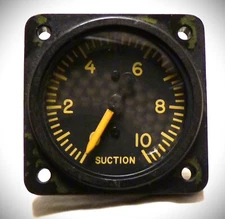 VINTAGE Garwin 22-880-018 Suction Indicator Gauge