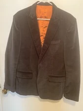 Authentic Georgio Armani Men’s Blazer Navy  Blue Velvet