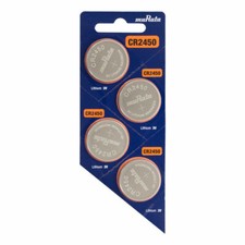 Murata Lithium Coin Cell CR2450 2450 4 Batteries Bulk