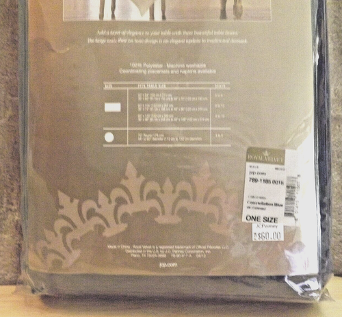 JC PENNEY MANTEL DE TERCIOPELO REAL CONSTELACIÓN AZUL 60" X 104" - Imagen 4 de 4