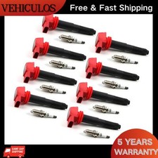 8 Ignition Coils & Spark Plugs For Porsche Cayenne 2008-18 Panamera 2010-16 4.8L