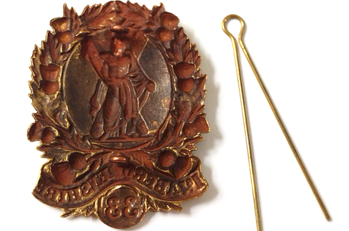 Victorian 1st Aberdeenshire Rifle Volunteers Shako Badge QVC 1860-84 Antique Org - Picture 2 of 24