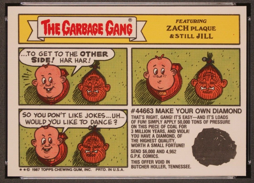 1987 GARBAGE PAIL KIDS STICKERS LOCKED DORIAN #379a CARD PSA 10 GEM MINT POP 21 - Picture 4 of 4