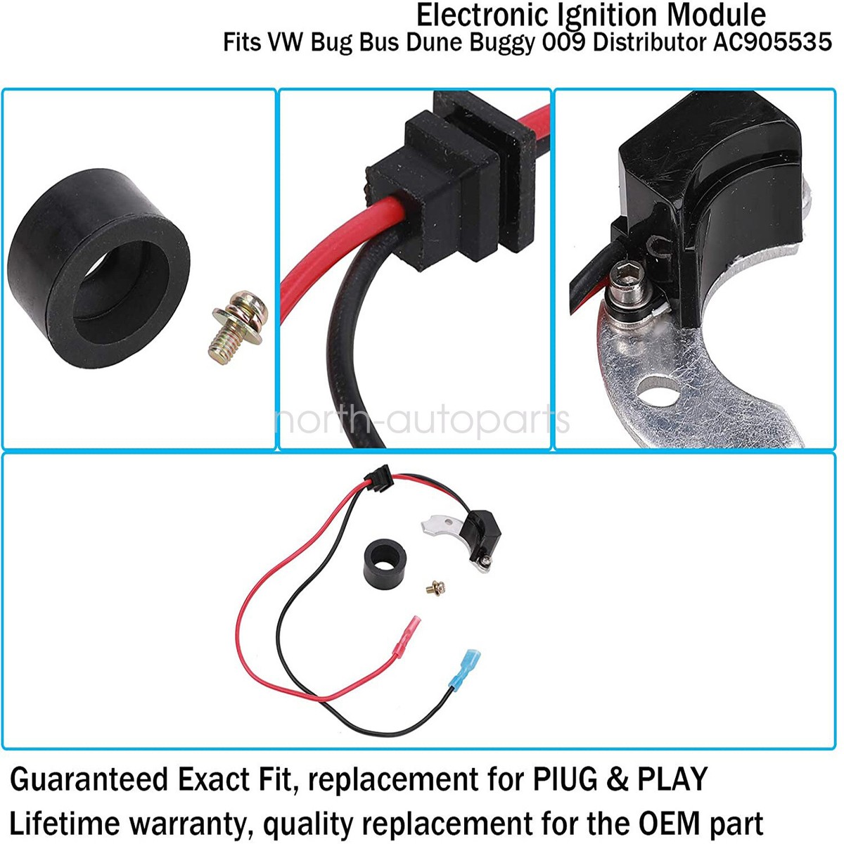 New Electronic Ignition Module Fits For VW BUG BUS DUNE BUGGY 009