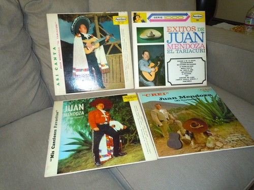 JUAN MENDOZA, PANCHO AVITIA VINYL 9 LP'S COLLECTION Rare 1950's Early 1960's - Picture 3 of 4