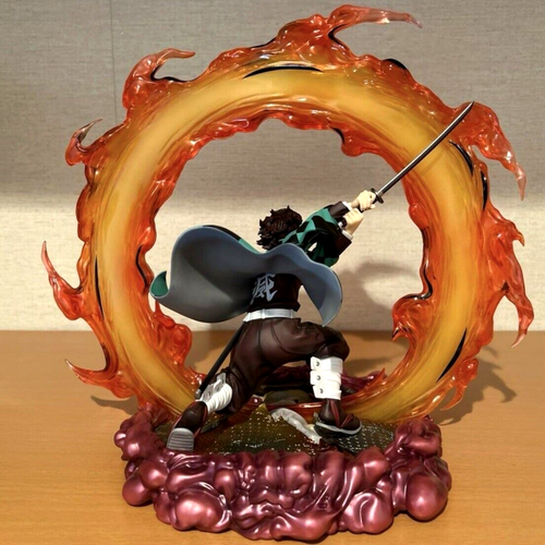 Figura Aniplex Japón Cazador de Demonios Tanjiro Kamado Danza del Dios del Fuego 1/8 Usado - Imagen 5 de 16
