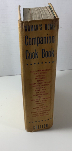 Vintage Womens Home Companion Cookbook 1945 Wartime Postscript Photos - Picture 2 of 6