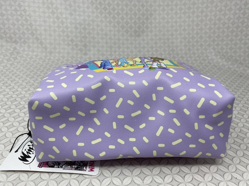 Winx Club X ROMWE Purple Retro 80's 90's style Makeup Bag Bloom Flora Stella - Picture 7 of 9