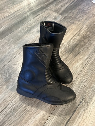 Bilt Hipora Waterproof Motorcycle Boots - Black - US Men’s Sz 9 Nice Looking