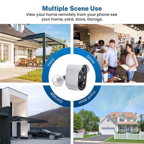 4G/WIFI Solar Battery Powered Security Camera 4K HD IP Cam PIR Motion Detection - Picture 20 of 28