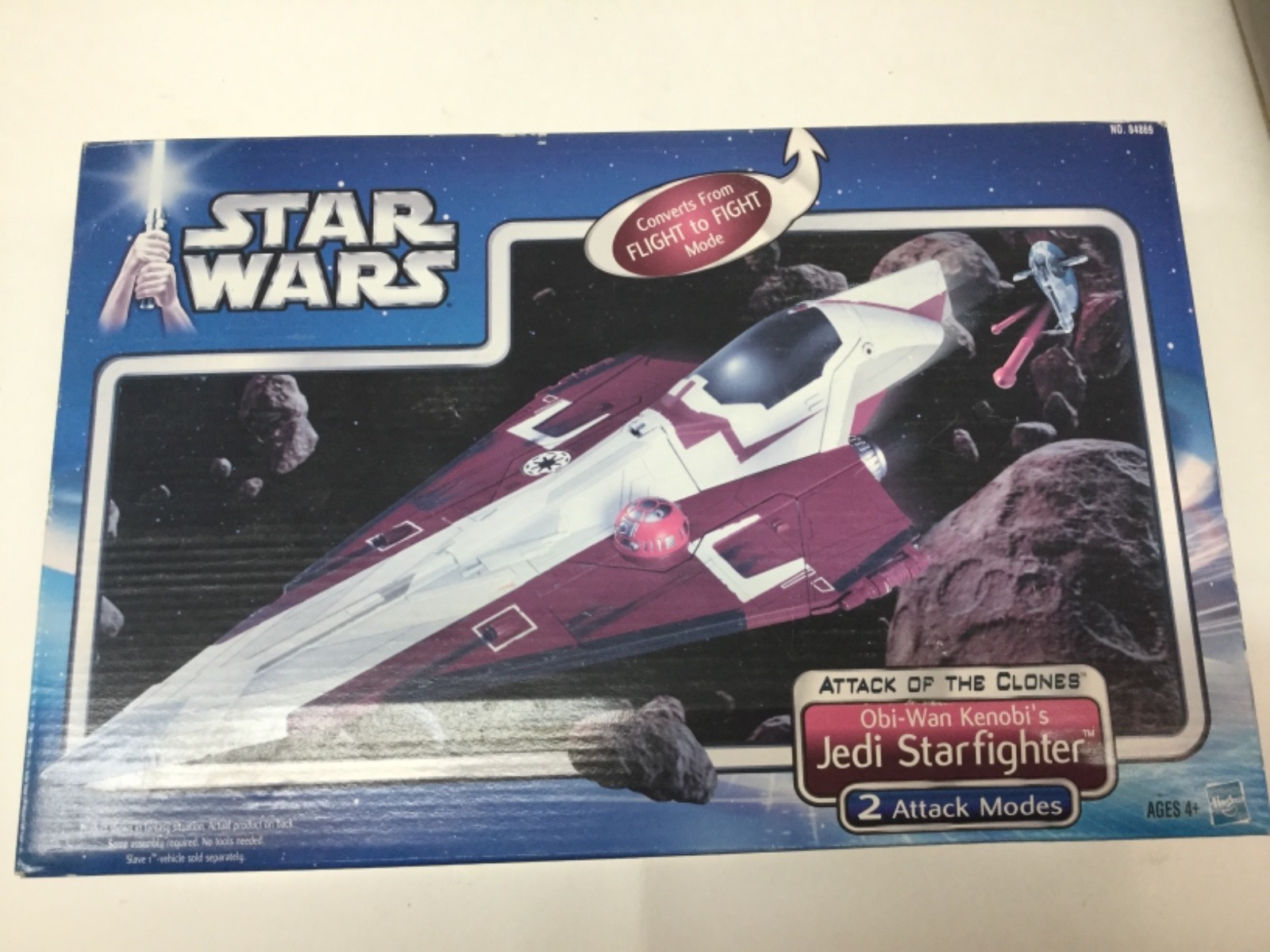Star Wars Obi-Wan Kenobi’s JEDI STARFIGHTER Hasbro 2001 MIB Sealed Box Star Wars Obi-Wan Kenobi’s JEDI STARFIGHTER Hasbro 2001 MIB Sealed Box