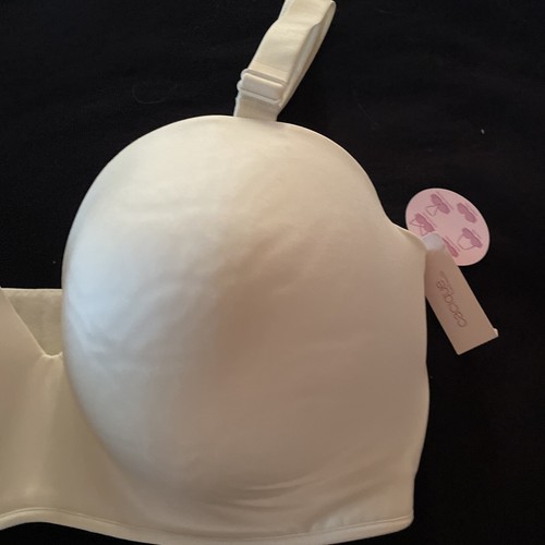 Neu mit Etikett Cacique 40G cremefarben Multi-Wege trägerloser BH Übergröße Neckholder - schön! - Bild 2 von 9