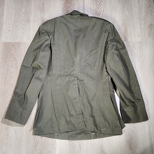 Marines USMC Green Military Tunic 1960's Wool Uniform Jacket - Picture 6 of 13