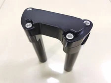 6" Straight Handlebar Risers w/ Top Clamp For Harley 1" Bar Sportster XL883 1200