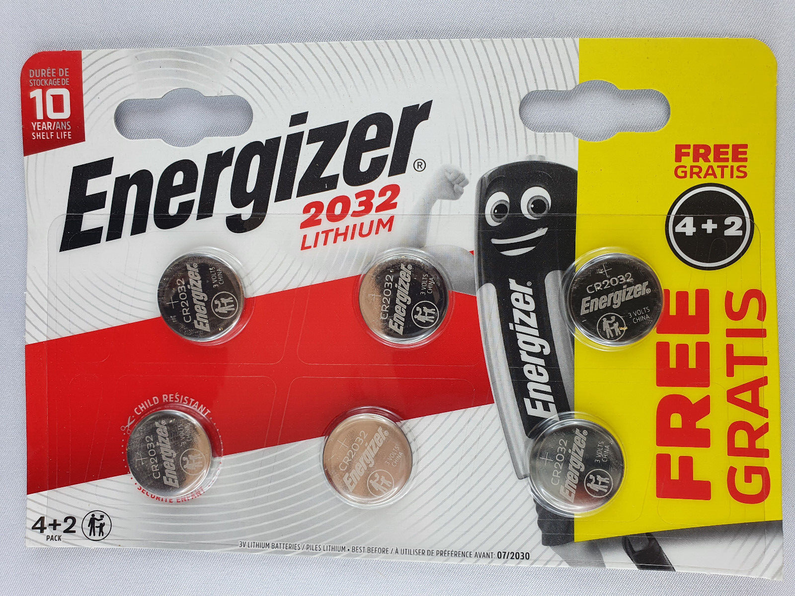 Knopfzellen, Energizer
