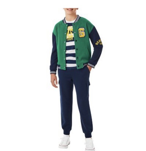 Member's Mark Größe Medium 8 Jungen 3-teilig marineblau & grün Jacke Set neu mit Etikett - Bild 1 von 6