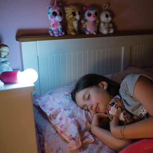 Lampadina LED a Batteria Tirare Cavo Lettura Lampada Notturna Portatile da Appendere - Foto 16 di 32