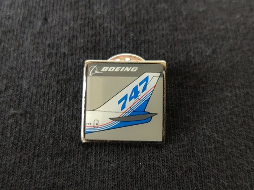 Pin Boeing 747 Logo Airplane 5/8" Pin B747 747 Brand New and Free Shipping! - Picture 3 of 5
