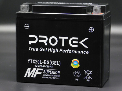 YTX20HL-BS 12V GEL Battery For 2003-2005 Victory Vegas Kingpin Hammer 1507 V92