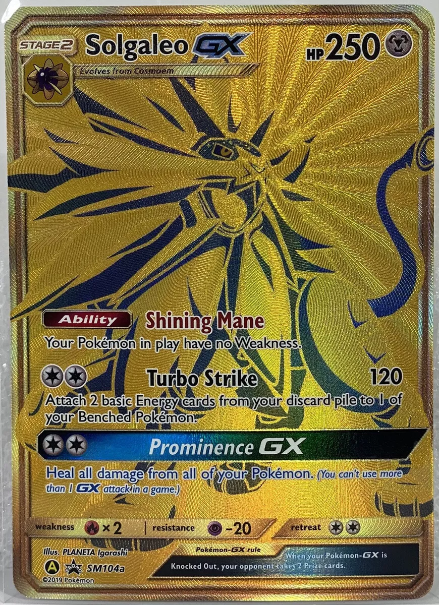 Solgaleo GX - Alternatives Pokemon Cards Pokémon card SM104a