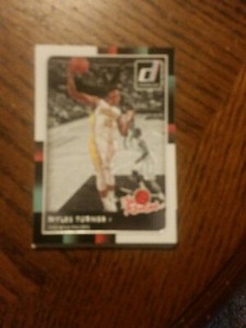 2015-16 Panini Donruss The Rookies #19 Myles Turner Indiana Pacers Rookie Card 