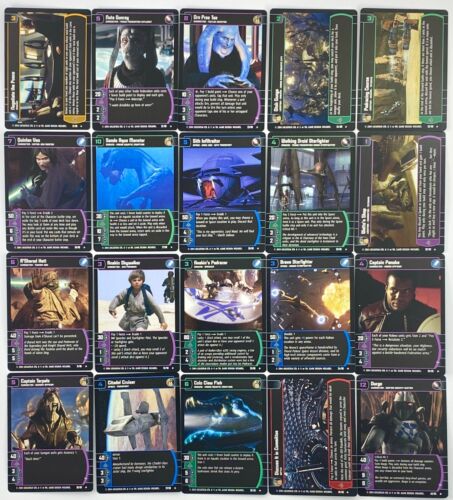 WotC Star Wars TCG - The Phantom Menace 90/90 Komplettsatz UNBESPIELT (B) - Bild 3 von 5