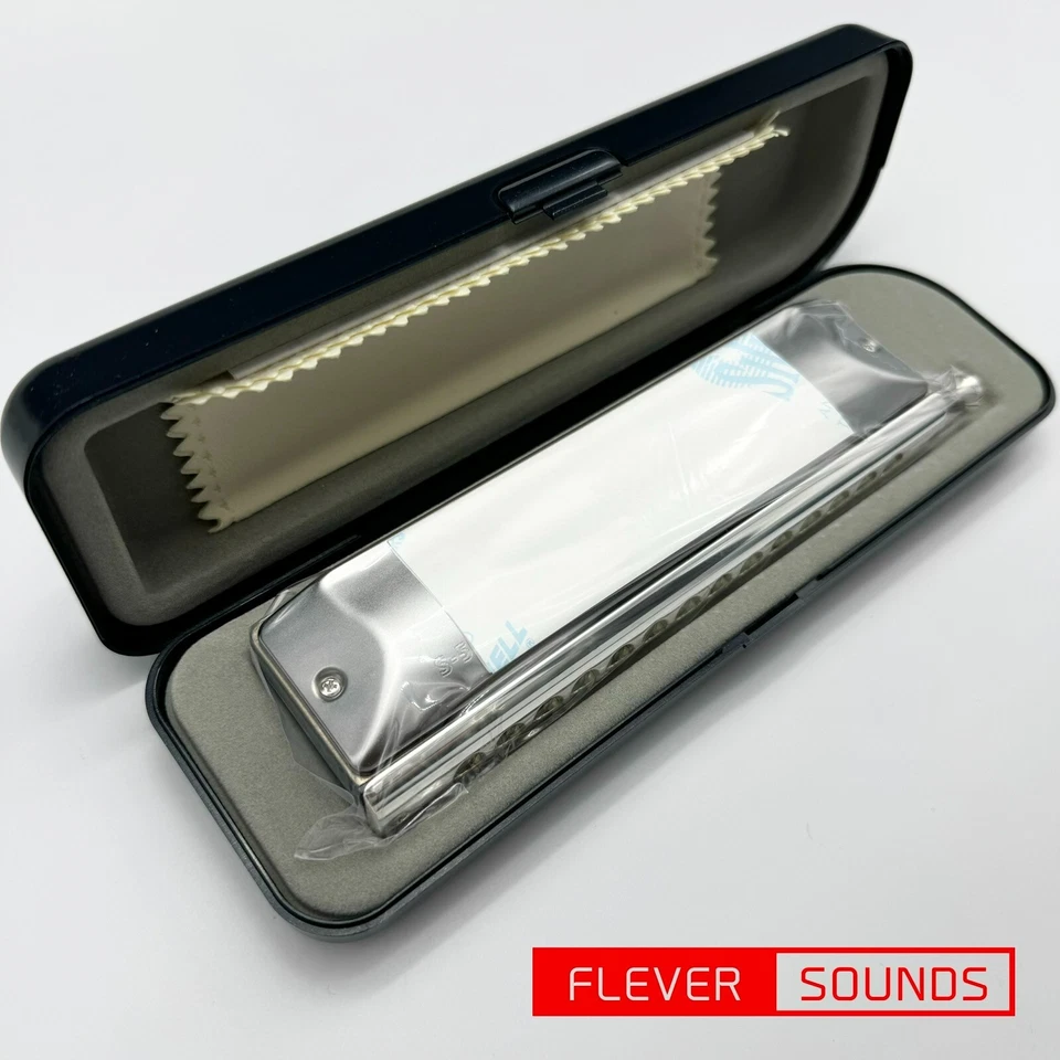 Suzuki Sirius S-56S Chromatic Harmonica 14 Holes 56 Sound w/Plastic Case - Image 4 of 4