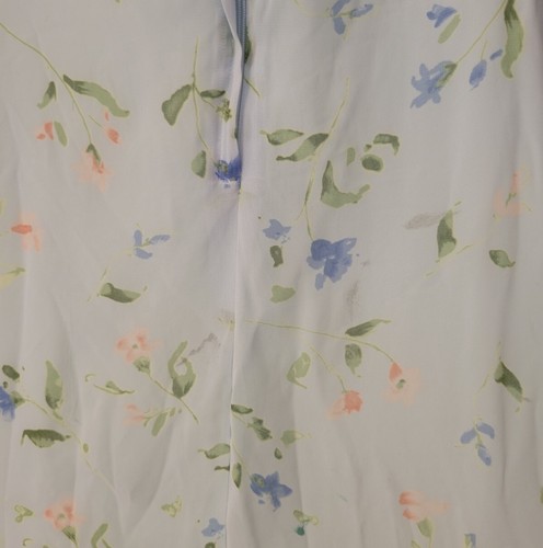 CHEROKEE Girl's Sz Sm 6 BLUE Flowers Dress Pullover Easter - Picture 5 of 6