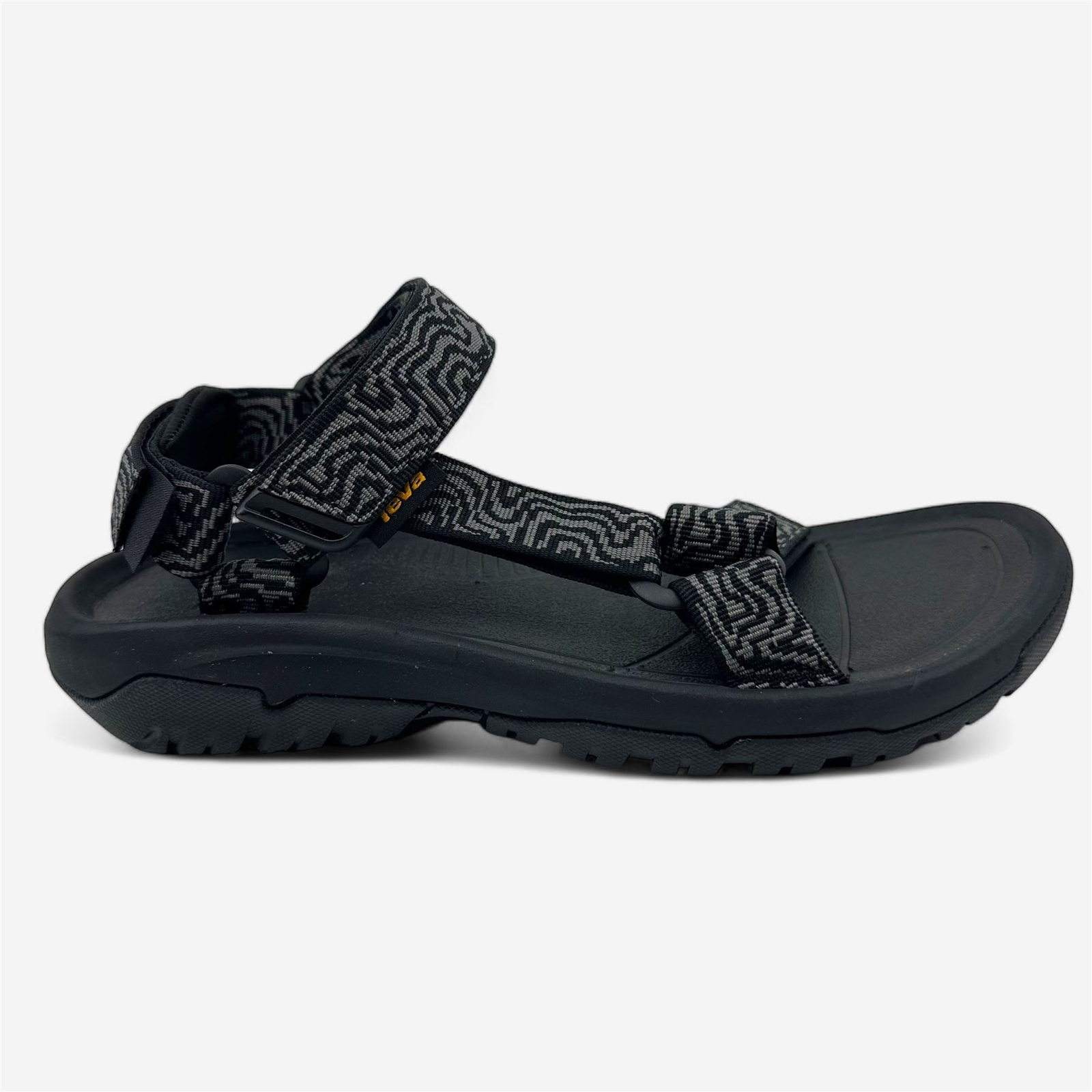Мужские сандалии-слипоны Teva Hurricane XLT 2-х слойного кроя черного цвета, размер 8