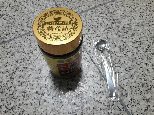 Extracto de Ginseng Rojo Dorado 6 Años Saponina 240g X 1EA Panax Botella + Cuchara Hongsam - Imagen 3 de 3
