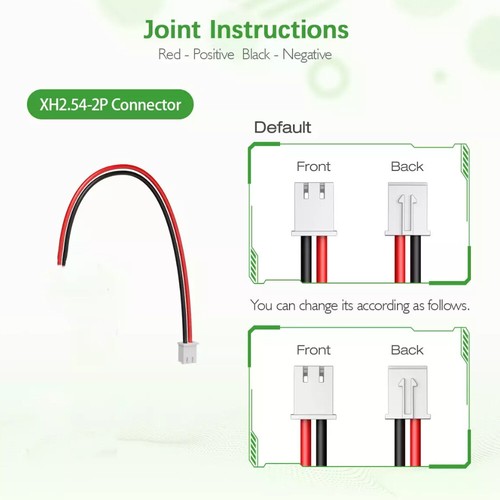Batteria agli ioni di litio 7.4V 2S2P 4000mAh 7000Mah grande capacità spina XH2.54 nuova - Foto 3 di 12