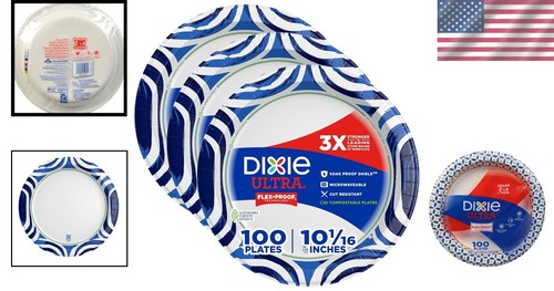 Elegant Disposable Paper Plates - 10 Inch, 3X Stronger, Perfect for Messy Meals - Picture 2 of 16