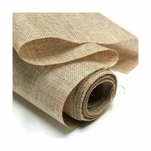 Natural hessian jute sack fabric SOLD PER METRE 54w upholstery or garden  use