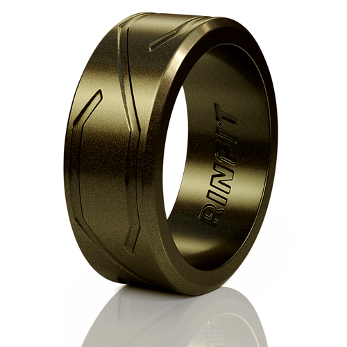 Silicone Rings for Men by RINFIT. 4Love Style. Soft & Comfortable Wedding Band - Picture 15 of 25