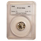 1944 *P* Mercury Dime PCGS MS 66 **REALLY NICE** Free Shipping G0656