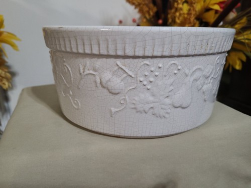 PHILIPPE DESHOULIERES SOUFFLE DISH 8" BLANC DE BLANC CALIFORNIA LIMOGES FRANCE - Picture 3 of 7