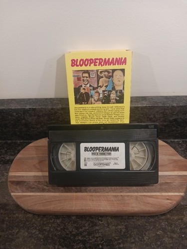 Bloopermania VHS 1987 Uncensored Uncut Good times Over 50 Famous Stars Bloopers - Picture 4 of 4
