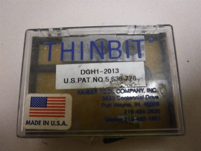 Kaiser Thinbit DGH1-2013 Deepgroove Replacement Head New I9