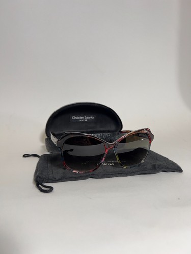 Christian Lacroix Multicolor Sunglasses with Gradient Lenses With Case and Pouch - Picture 14 of 16