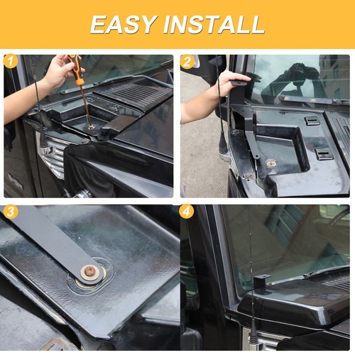 Soporte de proyector de montaje de capó de coche de acero para Hummer H2 2003-09 - Imagen 9 de 12