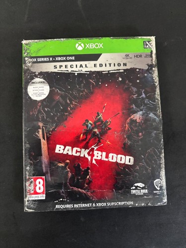 ★ Xbox One Series Back 4 Blood Edicion Steelbook ★ UK/ESP Ver Fotos