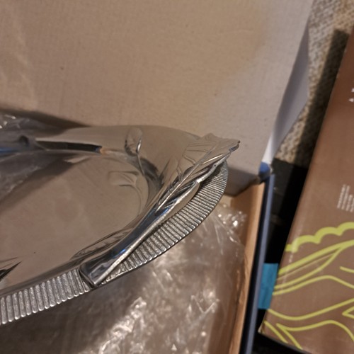 18" x 20" large Reed & Barton Oval Serving Tray. Looks new, complete with box - Picture 10 of 11