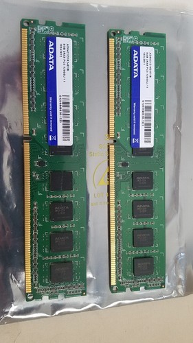 2x Tested ADATA DDR3 1600 8GB 16G 2RX8 PC3-12800U RAM Memory DIMM AD64C1D1624E1B - Picture 1 of 2
