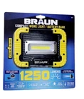 BRAND NEW BRAUN Rechargeble COMPACT WORK LIGHT/BATTERY BANK 1250 LUMENS