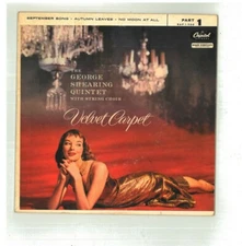 George Shearing Quintet Velvet Carpet Part 1 EAP 1-720 Capitol Record 45rpm VG